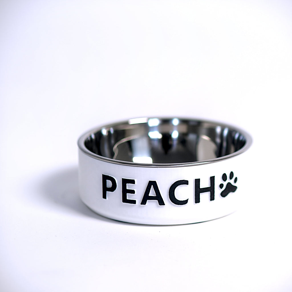 Forma Pets – Custom Name Bowl | Hand-Finished Personalized Pet Bowl