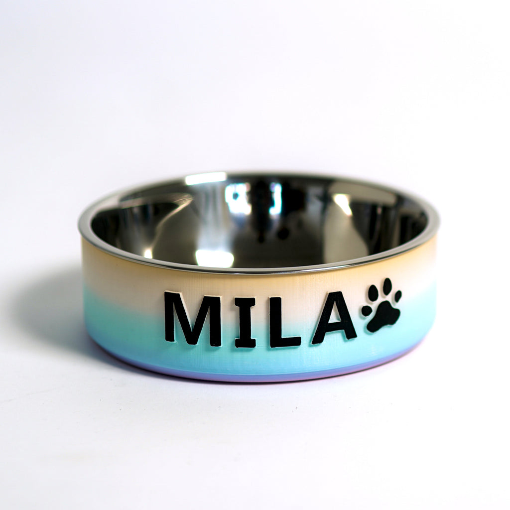 Forma Pets – Custom Name Bowl | Hand-Finished Personalized Pet Bowl