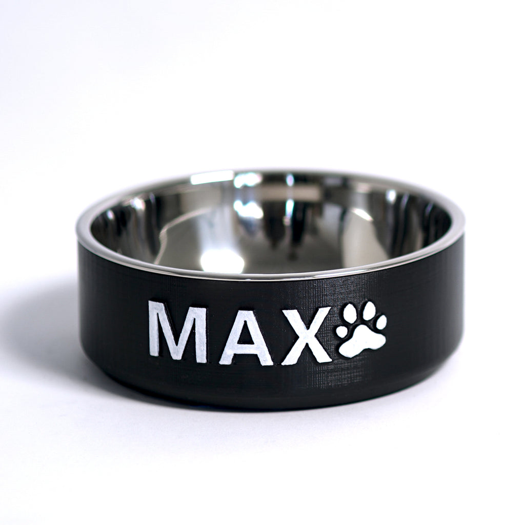 Forma Pets – Custom Name Bowl | Hand-Finished Personalized Pet Bowl