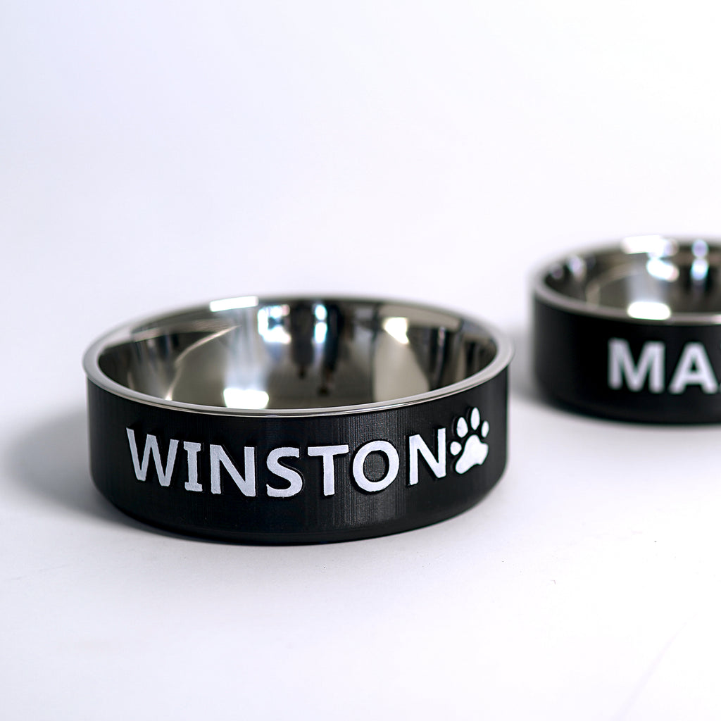 Forma Pets – Custom Name Bowl | Hand-Finished Personalized Pet Bowl