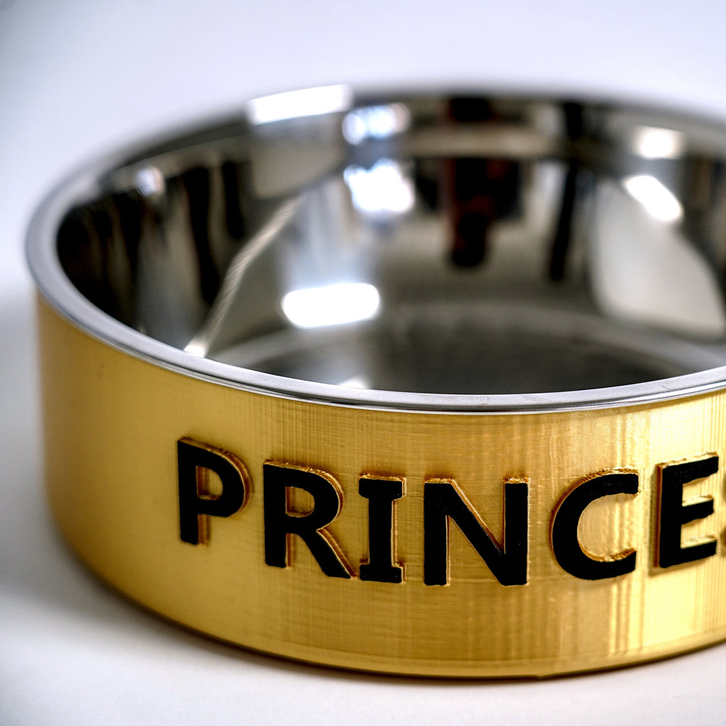 Forma Pets – Custom Name Bowl | Hand-Finished Personalized Pet Bowl