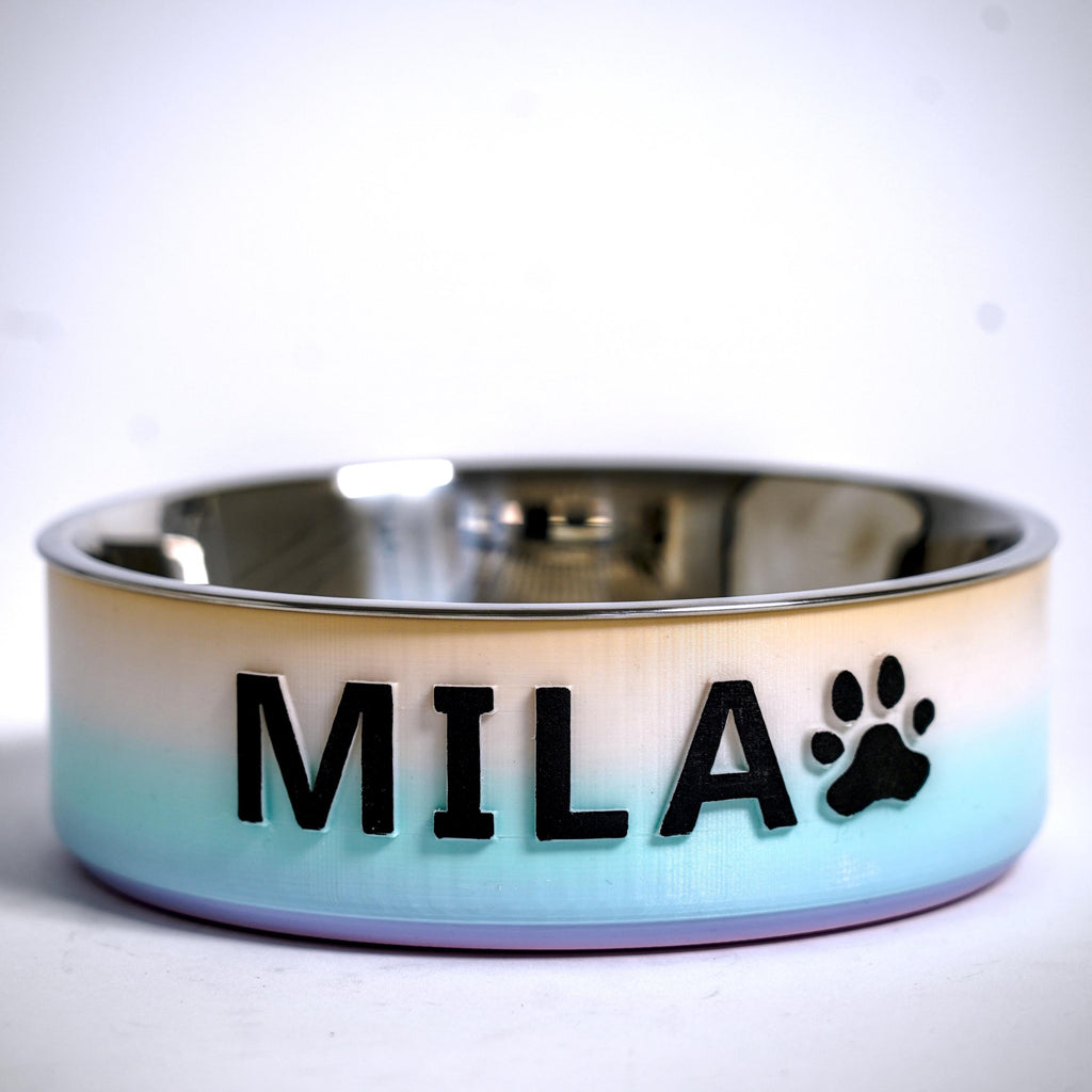 Forma Pets – Custom Name Bowl | Hand-Finished Personalized Pet Bowl