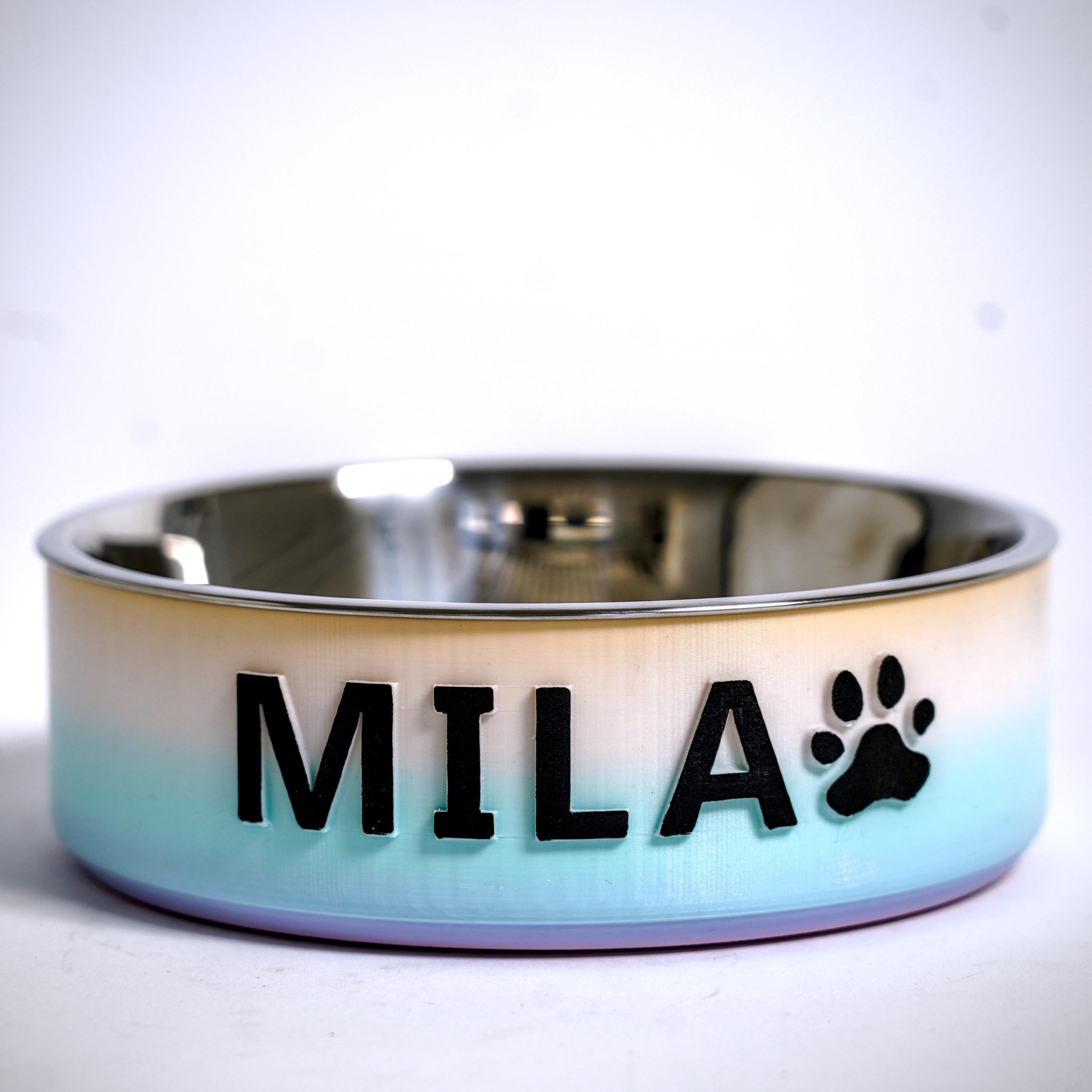 Forma Pets – Custom Name Bowl | Hand-Finished Personalized Pet Bowl